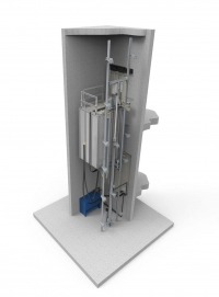Гидравлический пассажирский лифт Hydraulic MR/MRL